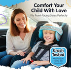 NapUp Car Seat Head Support for Toddler - Anti-Bobbing Head Holder - Teal - Image 2