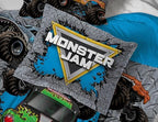 Monster Jam Full Size Comforter Set 7 Piece Kids Bedding for Boys, Gray - Image 5