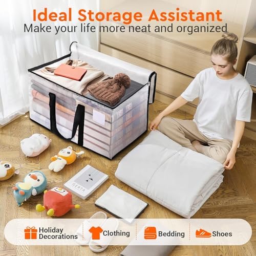 BlissTotes Moving Bags, 125L 4-Pack Storage Bags, Moving Boxes - Image 5