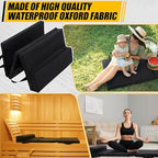 BALAPET Thick Supportive Foam Mechanical Mat to Lay On with Pillow, Waterproof Portable Mechanic Pad for Working Under Car with Carrying Handles,Suitable for Garage, Picnicking, Gardening - Image 6