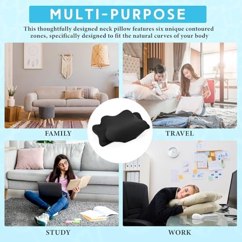 Hahafelt 2 Pcs Cooling Cervical Pillowcase, Black, Queen Size - Image 7