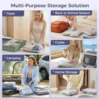 Travel Vacuum Bags with Electric Pump, Compression 12-Piece - Image 7