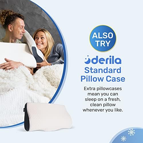 Derila Cooling Pillowcase for King Neck Pillow, 23.6 x 13.4 x 4.3 in - Image 7