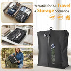 KXB Vacuum Seal Bags for Travel Luggage with Wireless Pump, 29L Compression Bags for Carry-On Suitcase & Travel Backpack, Reusable IP67 Waterproof Vacuum Storage Kit(2PC + PUMP) - Image 6