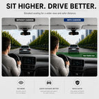 Car Seat Cushion with Integrated Lumbar Support, Memory Foam Pain Relief - Image 4