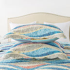 HoneiLife Coastal Quilt Sets Queen - 3 Pieces Beach Quilt Sets Ocean Bedspreads Lightweight Coverlets Nautical Bed Cover All Season Quilts - Image 4