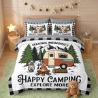 WeCozy Full Comforter Set with Sheets, 7 Pieces Rv Happy Bedding by WeCozyHomeDecor
