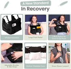 MOYOAMA Post Mastectomy Pillow – 4pc Protective Set with Gel Pack, Seatbelt Cushion, & Shower Lanyard– After Double Mastectomy Pillow Post Surgery Recovery Must Haves, Lumpectomy Recovery Supplies Kit - Image 3