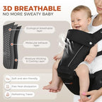 FRUITEAM 6-in-1 Baby Carrier Newborn to Toddler, Upgraded Adjustable Knob - Image 3