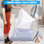 2 Pcs 78 * 41 * 31 Inch Extra Large Pop Up Mosquito Net, Portable Mesh Tent - Image 5