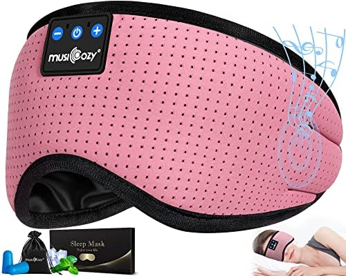 MUSICOZY Bluetooth Sleep Mask Headphones and Travel Storage Case Bundle - Image 2