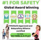 BubbleBum Twin-Pack, Backless Booster Car Seat – Inflatable,Travel Booster - Image 4