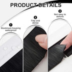 Door Sweep Brush Aluminum, 1 x 48 Inch, White, 2 Set - Image 3