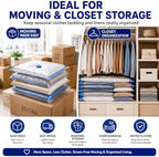 20 Jumbo Vacuum seal bags for clothing travel,comforter vacuum storage bag - Image 3