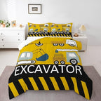 Kids Equipment Trucks Bedding Set Boys Construction Comforter Set Boys - Image 4