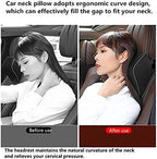 Car Seat Neck Pillow, Headrest Cushion Relieve Neck Pain for & Muscle Tension,100% Memory Foam Neck Support Head Pillow for Ergonomic Design - Image 4