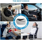 100% Memory Foam Neck Travel Pillow, Neck Pillow Airplane with Eye Mask & Ear Plugs, Ergonomic Portable Design, 360° Support Stowable Pillows Best for Travel Pillow for Plane, Car, Home, Work - Image 5