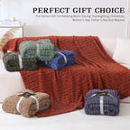 Wearable Blanket Sherpa Fleece Shawl Blanket with Pockets Blanket Poncho Cape for Adults, Cozy Shawl TV Throw Blankets - Image 6
