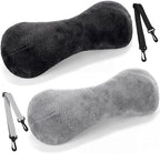 Colingmill 2 Pcs Neck Pillow for Recliner Chair Headrest,Black and Grey by Colingmill