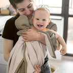 lulumoon Muslin Baby Blanket Neutral: Cotton Toddler Blanket for Daycare - Image 5
