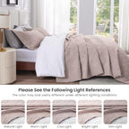Love's cabin Full Quilt Set, Lightweight Bedspread Comforter, Burlwood - Image 5