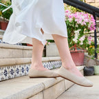 konhill Women's Ballet Flats, Knit Walking Casual Shoes, Comfy & Washable - Image 4