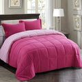 HOMME Queen Size 3 Pieces All Season Soft Comfortable Down Alternative Reversible Quilted Oversize Comforter Set School Dorm, Machine Washable by Unknown