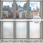 HIDBEA Frosted Glass Window Privacy Film,Static Cling 55.1 in x 32.8 ft - Image 3