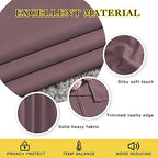 NICETOWN Bedroom Curtains 63 inch Length 2 Panels - Grommet Top Blackout Room Darkening Sound Reduction Cold & Heat Reducing Privacy Thermal Drapes for Living Room, Dry Rose, W52 x L63 - Image 4