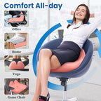 CushZone Ergonomic Seat Cushion, Sciatica Support for Office Chair, Pink - Image 5