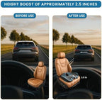 Driver Seat Cushion for Car, Tailbone Pain Relief Car Pillow and Seat Pad - Image 5