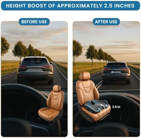 Driver Seat Cushion for Car, Tailbone Pain Relief Car Pillow and Seat Pad - Image 5