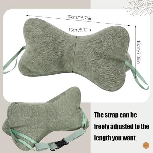 AceOrbit Dog Bone Shaped Travel Neck Pillow Travel with Removable Cover - Image 2