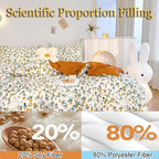 Simple Spring Comforter Full Size, Category A Maternal and Infant Grade Quilt Core - Healthy Warm Comfortable Comforter for Bedroom Living Room Bed Decor(A,150 * 200cm/59 * 79") - Image 4
