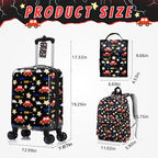 16’’ Kid’s Luggage Set with Spinner Wheels, Hardside with Suitcases,6 Piece - Image 2