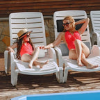 Headrest Pillow for Pool Chaise Lounge, Pool Lounge Pillows Outdoor with Elastic Band for Recliner and Pool Patio Chairs, Head Neck Support Pillow (22x8.6x3.9,Black) - Image 2