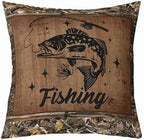 Feelyou Bear Deer Throw Pillow Covers Soft 16" x 16" - Image 5