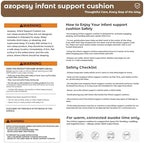 Infant Support Cushion - Baby Support Cushion for Newborn 0-24 Months - Image 7