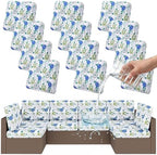 Smiry Waterproof Patio Cushion Covers, Stretch Outdoor Furniture Covers by Smiry