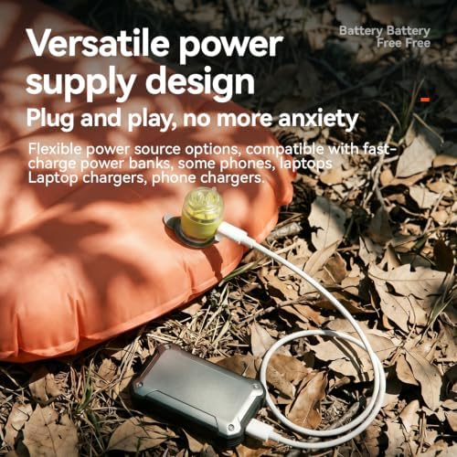 Mini Air Pump, Battery-Free Type-C, 5KPa/400L/min, 29g, Inflation for Air Mattress - Image 6