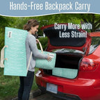 VENO 6 Pack Heavy Duty Moving Bags with Backpack Straps, Zippers & Handles, Extra Large Packing Bags for College Dorm Essentials, Moving Supplies Alternative to Cardboard Moving Boxes - Image 4
