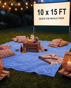 Fleece Blanket Giant 120" x 180" - Ultra-Soft Flannel Throw - Vista Blue - Image 2