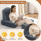 Reading Pillow/Backrest Pillow with Arms, Cup Holder & Phone Pocket - Image 5