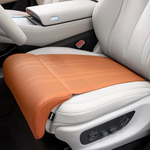 Car Seat Extender Cushion for Volvo XC60 2010-2025, C-Shape Curve Leg Support Pad, Long Travel Relieve Leg Fatigue,Orange by Unknown