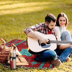 Foldable Sandproof Picnic Mat Red Western Southwest Mesas Family Waterproof Picnic Blanket Lightweight Beach Rug for Beach Camping - Image 4