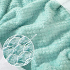 urnexttour Travel Pillow and Blanket Set Neck Pillow Airplane Foam Mint - Image 5