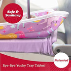 Lusso Gear Airplane Tray Table Cover - Organize Kids Travel Essentials - Snack & Toy Pockets for Airplane Toys for Toddlers 1-3 - Foldable Tablet Stand for Travel Toddler Essentials - Plane Pattern - Image 4