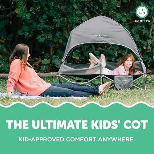 Baby Delight Go with Me Bungalow Deluxe Portable Cot, Grey - Image 5