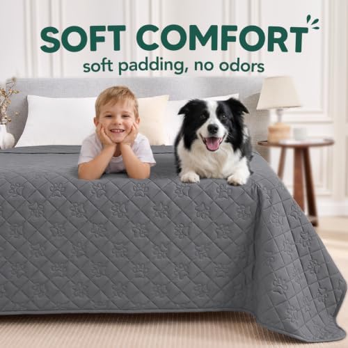 PAWFINITY Waterproof Bed Cover for Dogs, Pet Blanket for Mattress Washable - Image 4
