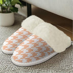 Cotton Slippers With Fluffy Edges House Slippers - Image 3